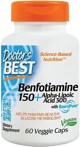 Benfotiamine 150 + Alpha - Lipoic Acid 300 60 Capsulas