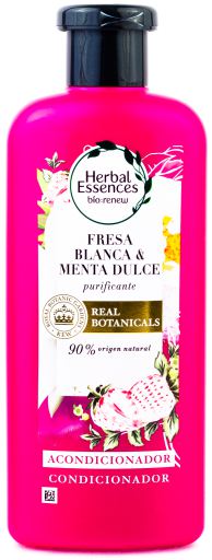 Acondicionador Purificante Fresa Blanca y Menta Dulce Detox 0% 400 ml